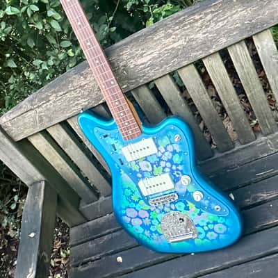 Fender MIJ Traditional '60s Jazzmaster 2018 - 2020 - Blue Flower image 5