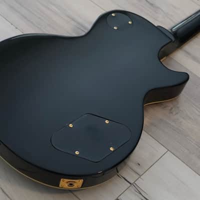 AIO SC77 Left Handed Electric Guitar - Solid Black *Cream Inlay w/SKB-56 Hard Case imagen 15