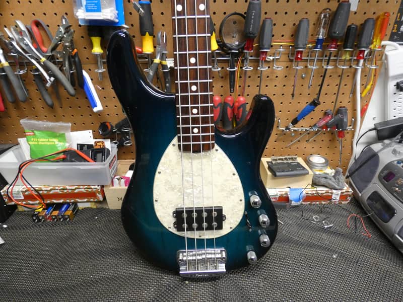 Ernie Ball Music Man Sterling USA Model 2006 - Pacific Blue Sunburst image 1