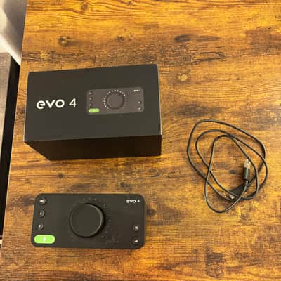 Audient EVO 4 USB Audio Interface 2020 - Black image 2