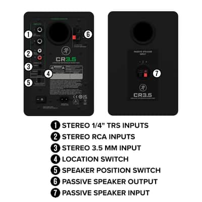 Mackie CR3.5BT 3.5" Creative Reference Studio Monitors, Bluetooth (Pair) image 6