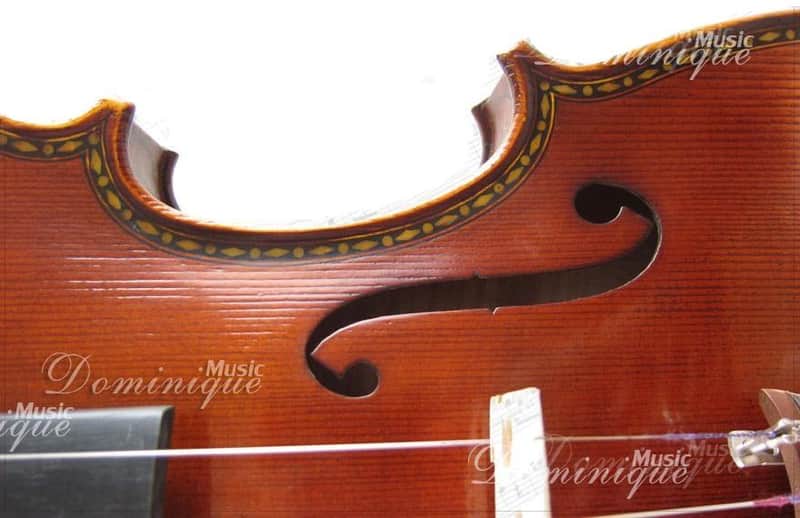D Z Strad Violin – Model 601F – Double Purfling with Dot-and-Diamond Inlay image 1