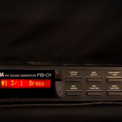 Yamaha FB-01 FM Sound Generator 1980s Vintage - MultiTimbral FM Polyphonic Digital Synthesizer (DX)