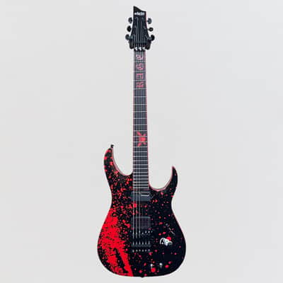 Schecter Sullivan King Banshee-6 FR-S Electric Guitar - Obsidian Blood image 12