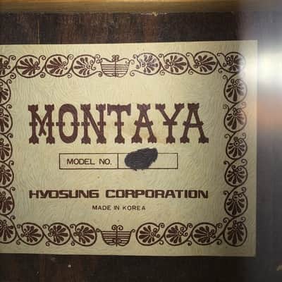 Vintage Montaya Acoustic Guitar Nice! image 3