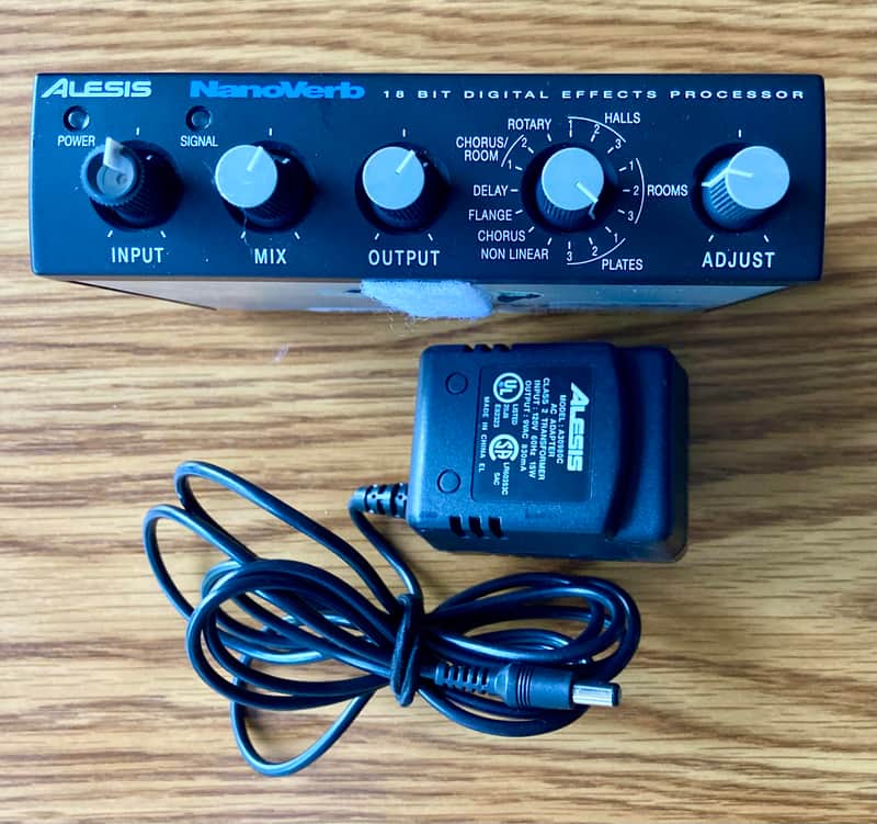 Alesis Nanoverb 18-Bit Digital Effects Processor 1990s - Black image 1