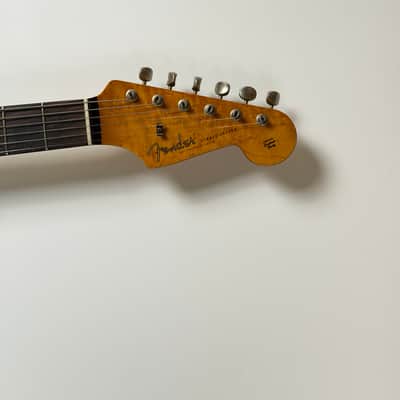 Fender CUSTOM SHOP STRATOCASTER 59 HEAVY RELIC RW V / TODD KRAUSE 2020 - Vintage White Heavy Relic image 11