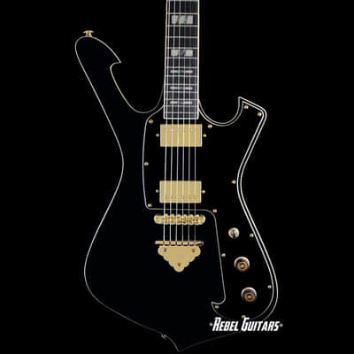 Ibanez FRM350 Paul Gilbert Fireman Guitar in Black - Like New
