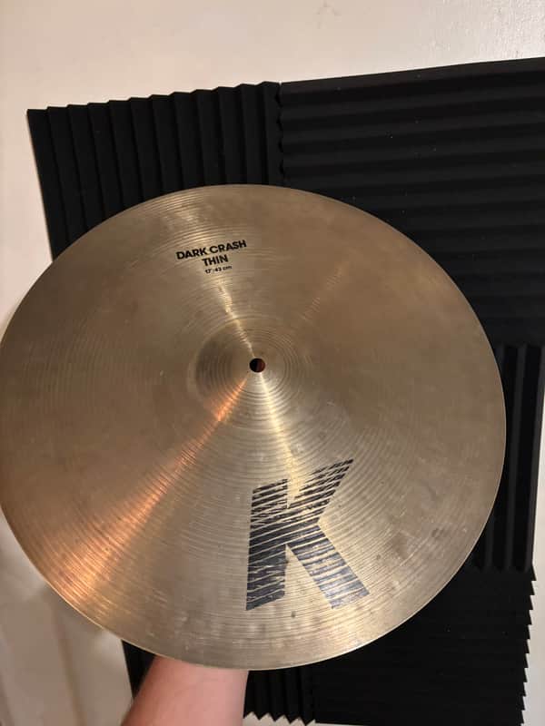 Zildjian 17" K Series Dark Thin Crash Cymbal 1993 - Present - Traditional