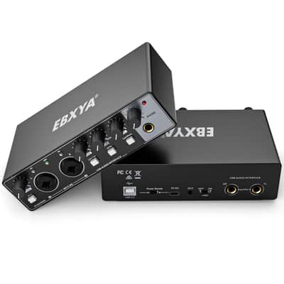 2X2 Usb Audio Interface For Recording, Streaming And Podcasting, 24Bit/196Khz High-Fidelity, Studio Quality Audio Interface For Guitarist, Vocalist, Podcaster Or Producer image 1