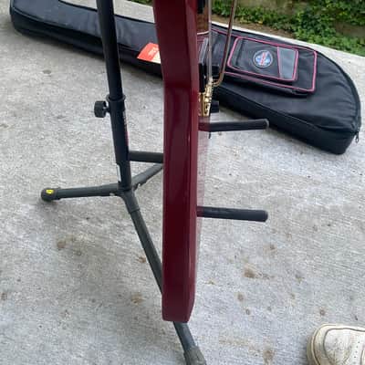Aria II Delux Custom Explorer 1980s - Burgundy image 13