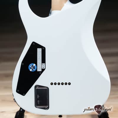 ESP E-II M-I NT Neck Thru Fishman Guitar w/ Case – Snow White image 6