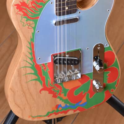 Fender Jimmy Page Telecaster Artist Series Dragon Natural image 8