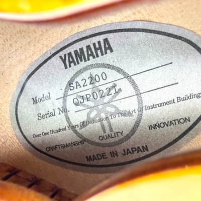 2000 Yamaha SA2200 - Violin Sunburst image 12