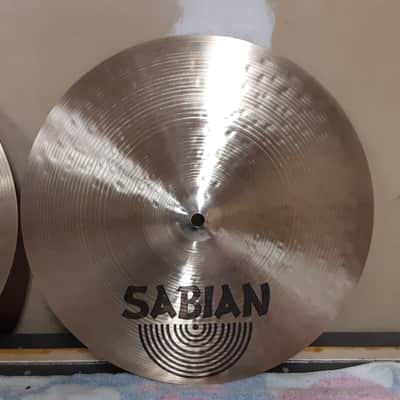 Sabian 14" HH Hand Hammered Regular Hi-Hat Cymbals (Pair) 1992 - 1998 - Natural image 8