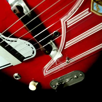National Westwood 75 1964 Red Burst. "MAP GUITAR" by VALCO. Rare. Beautiful. image 15