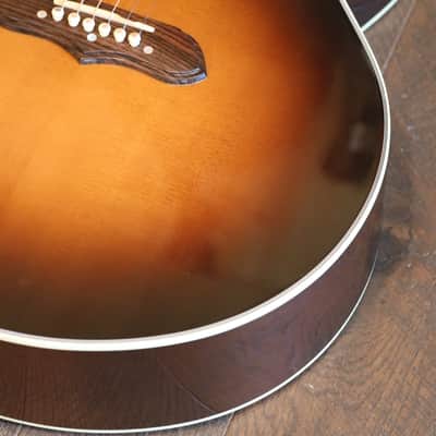2013 Gibson SJ-100 Acoustic/Electric Super Jumbo Guitar Vintage Sunburst + Hard Case image 7