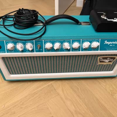 Tone King Imperial MKII 20-Watt Guitar Amp Head 2019 - Present - Turquoise image 2