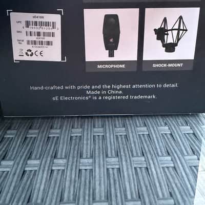 sE Electronics SE4100 Large Diaphragm Cardioid Condenser Microphone 2024 - Present - Black image 7