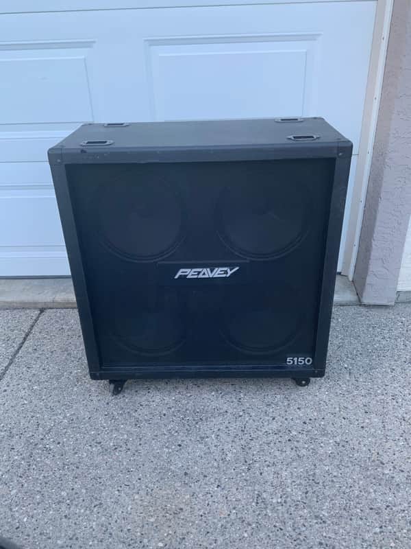 Peavey 5150 4x12" Straight  Guitar Cabinet  - Black image 1