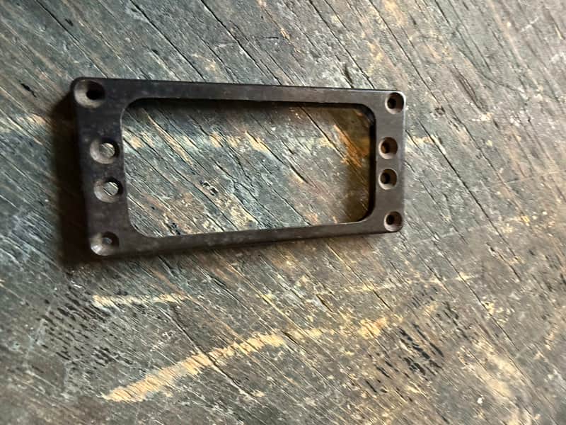 unknown Humbucker Ring 4 holes for pickup 80's? - blk image 1