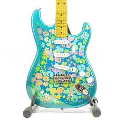 2002-2004 Fender Japan ST-57 Blue Flower Stratocaster CIJ w/ Gig Bag