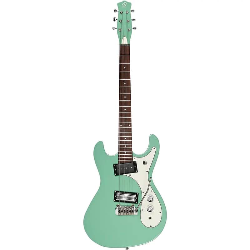 Danelectro 64XT-AQUA Reversed Double Cutaway Offset Horn Shape 6-String Electric Guitar image 1