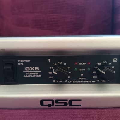 QSC GX5 2-Channel Power Amplifier 2010s - Silver image 2