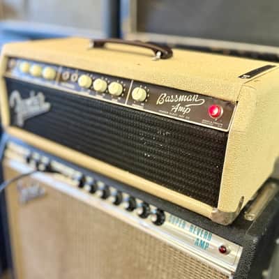 Fender Bassman Amp 6G6 1962 - Blonde original vintage USA blond brownface tube amplifier image 3
