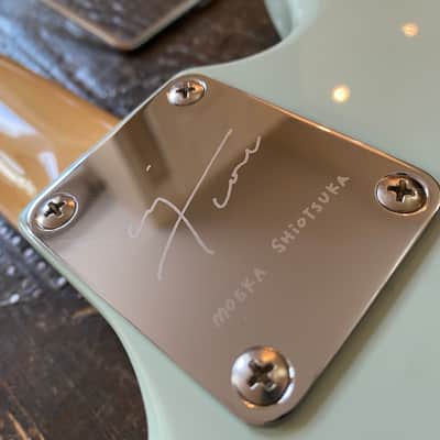 Fender Japan Limited Edition Moeka Shiotsuka Jaguar Aged Sonic Blue, Moeka Pickups, Alder Body Rosewood Board MIJ image 8