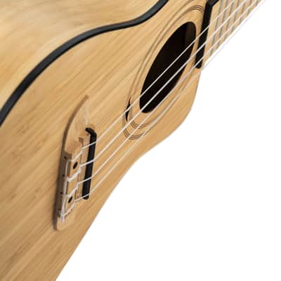 Ortega RUNAB-CC Bamboo Series Solid Bamboo Top & Neck 4-String Concert Acoustic-Electric Ukulele w/Gig Bag image 12