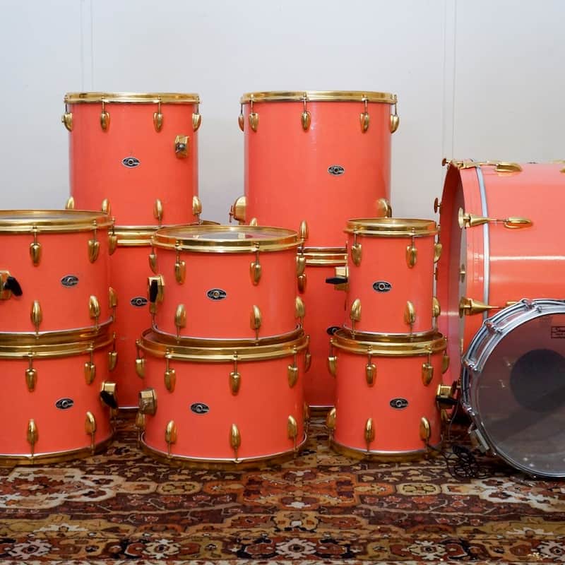 1970s Slingerland Drum Kit Pink