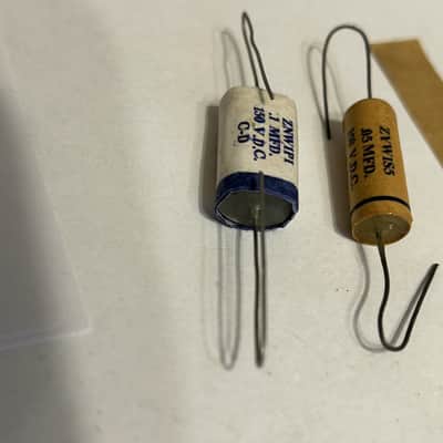 Vintage Reproduction Fender Capacitors Telecaster Dark circut image 3