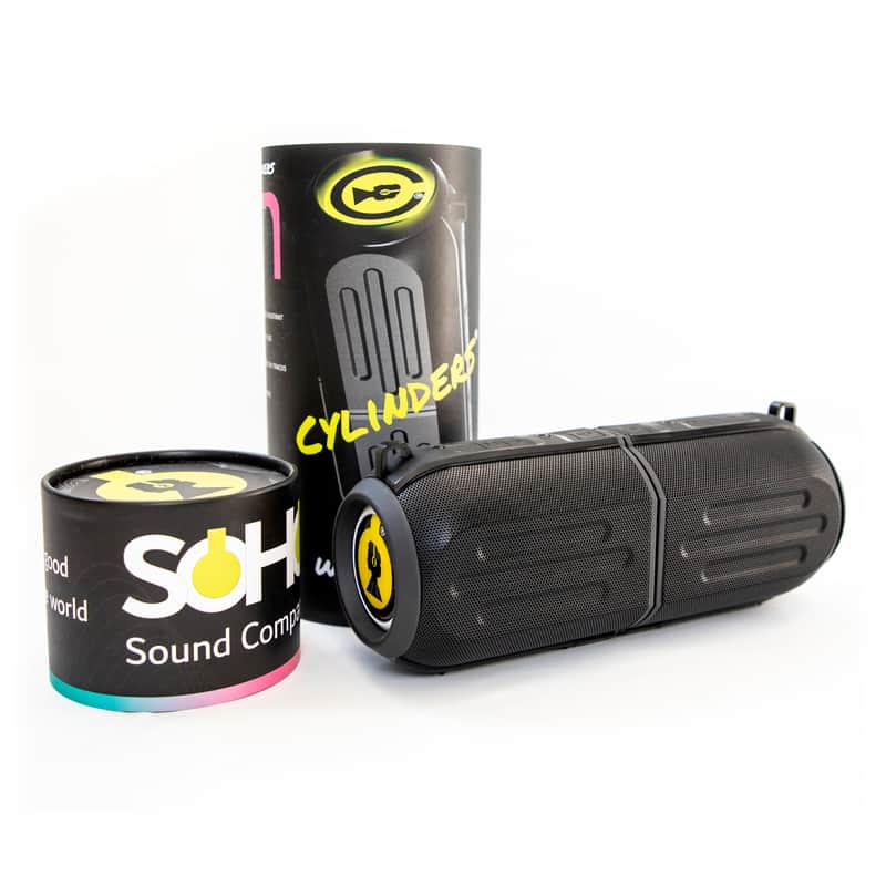 Soho Cylinders True Wireless Stereo Bluetooth Speakers Portable TWS Speaker image 1