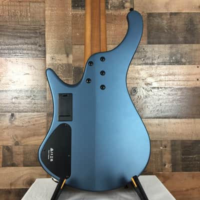 Ibanez EHB1005F Fretless 5-string Bass Guitar, Artic Ocean Matte, Gig Bag, 159 image 9