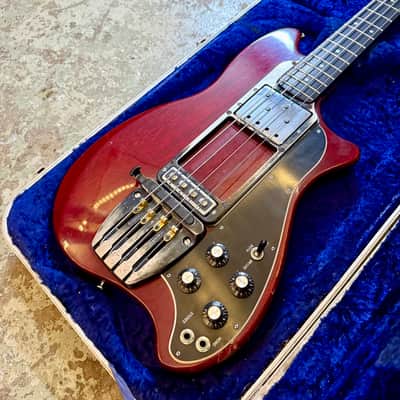 Ovation Magnum I Bass c 1978 - 1980 Cherry original vintage USA image 5