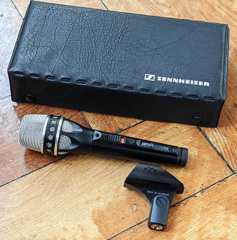 With demo video: Sennheiser MD431 Mk1 "Profi-Power" hypercardioid dynamic vocal mic - incl. box image 1