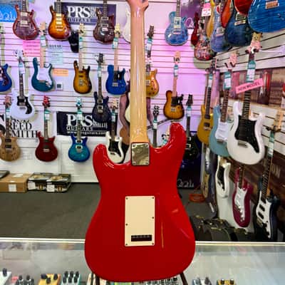 Squier Stratocaster Made In Japan with System 1 Tremolo, Red - Pre Owned image 8