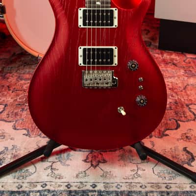 PRS CE 24-08 Swamp Ash 2025 Satin Red Apple Metallic image 4