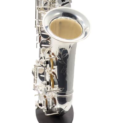 C.G. Conn Model CAS411S Alto Saxophone in Silver Plate SN AJ00324042 EXCELLENT image 8