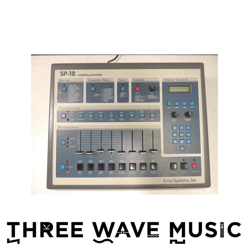 E-MU Systems SP-12 Turbo, 8-Voice Drum Sampler 1985 - 1987 - Blue image 1