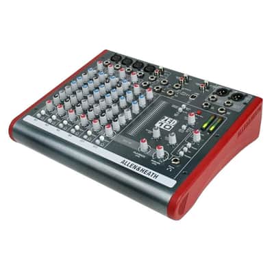 Allen & Heath ZED-10 Touring Quality Audio Mixer with 100Hz High Pass Filter, MusiQ EQ, and Routable Stereo USB Output (Black and Red) image 3