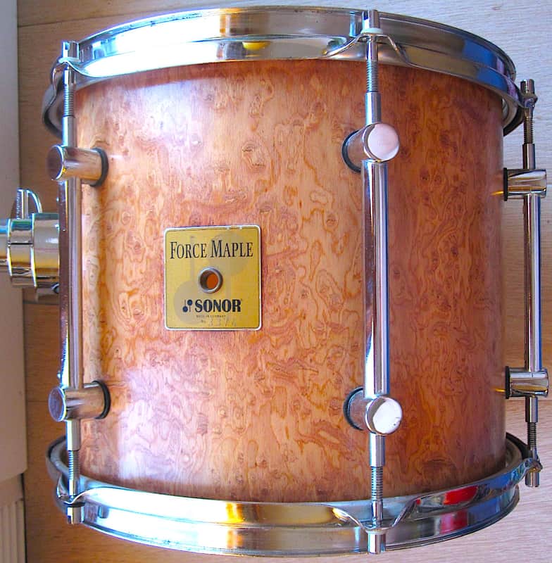12" x 10" SONOR Force Maple Tom Drum - Vintage image 1