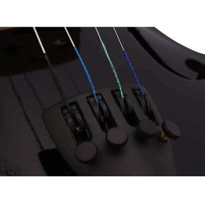 New Student Band 4/4 Acoustic Orchestral Violin Fiddle Black with Case Bow Rosin image 6