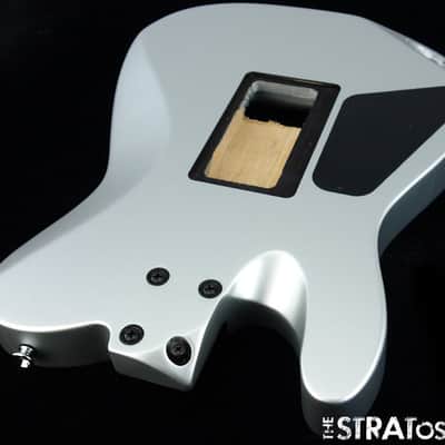 2018 Charvel San Dimas 2 Pro Mod BODY HH Floyd Rose Route Tele Shape Silver image 4