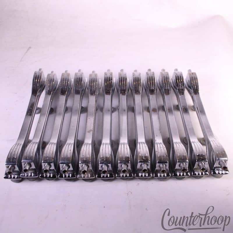 Ludwig 12x Mach Lugs Tom/Marching Snare Drum Vintage 70s-80s Chrome High-Tension image 1