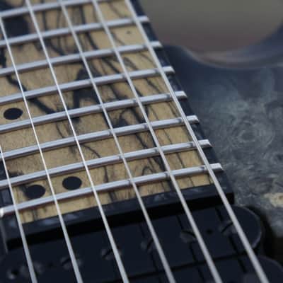 Mayones Regius Core V24 6 - Master Grade Buckeye Burl Carved Top, 5A Pale Moon Ebony, Left-Handed, Lefty, LH, Left, RARE image 20
