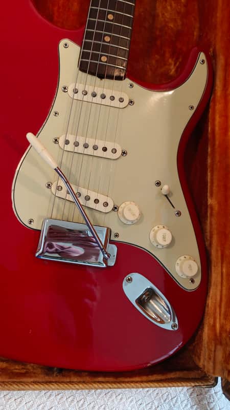 1959 Stratocaster Dakota Red Museum Quality Guitar All Original image 1