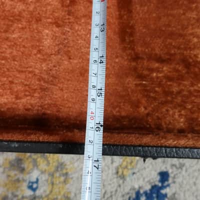 Vintage 1970s 1980s Gibson Ibanez Greco Epiphone Asymmetrical Offset Body Case Fits 45 X16 X 2.5  Models Korina Explorer Greco Explorer Hammer Standard Fits Many Models Brown Fuzzy Lining Rare Well Made image 16