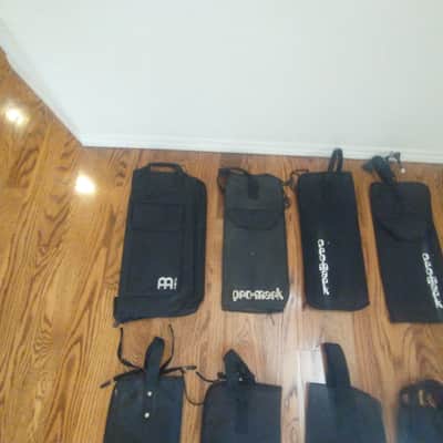 Zildjian DW Promark Meinl Yamaha Protection Racket Lot of (10) drumstick carry bags various brandstop quality image 2
